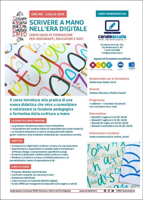 Scrivere a mano nell'era digitale | Luglio 2026